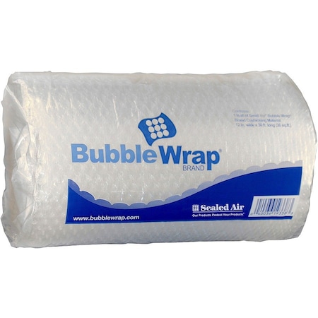 Sealed Air Bubble Cushioning Material, 12"x30' Roll, 3/16" Bubble, CL SEL19338